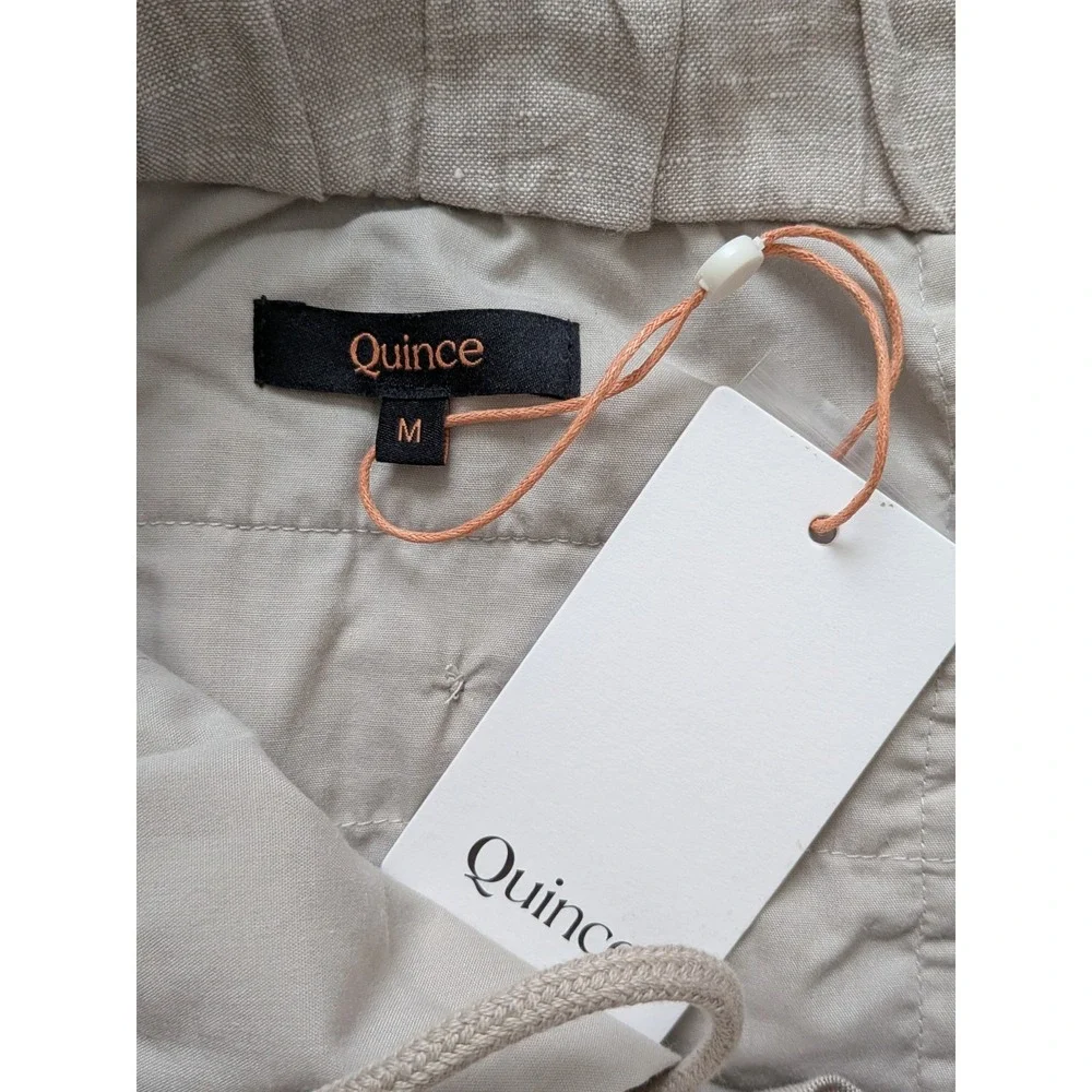 Quince 100% European Linen Pants Flax Mens Medium (Fits 30x31) NWT Pockets